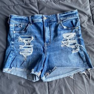 American Eagle Distressed Denim Shorts